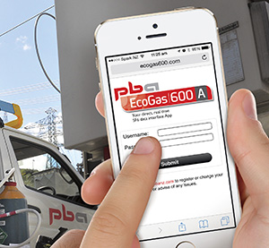 EcoGas 600A Data Interface App